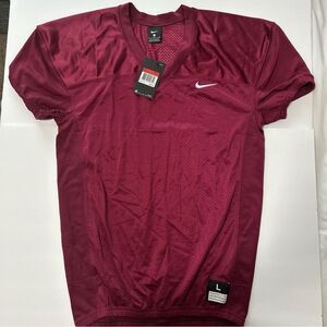 NWT Nike Jersey Men’s Size Large Burgundy Football Practice